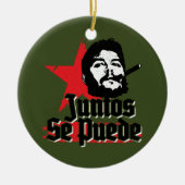 Che Guevara Revolutionär Zitat Juntos Se Puede Keramik Ornament (Vorne)
