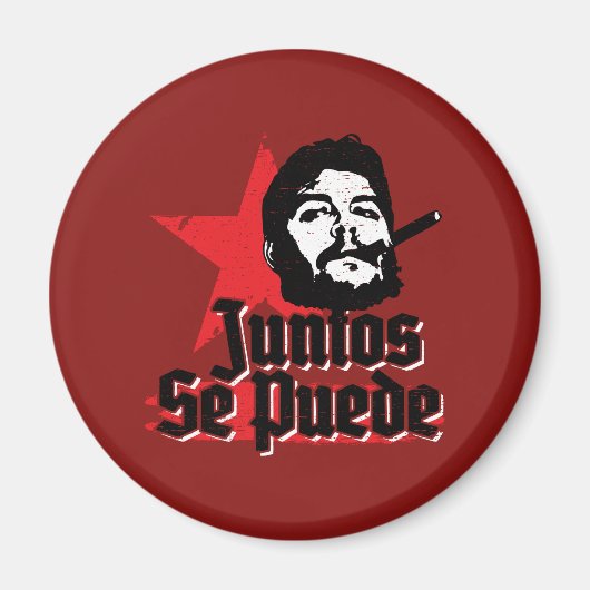 Che Guevara Revolutionär Zitat Juntos Se Puede Magnet (Vorne)