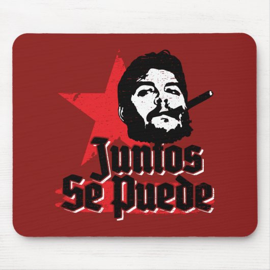 Che Guevara Revolutionär Zitat Juntos Se Puede Mousepad (Vorne)