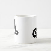 Che Guevara schwarze Unterzeichnungs-Kaffee-Tasse Kaffeetasse (Mittel)