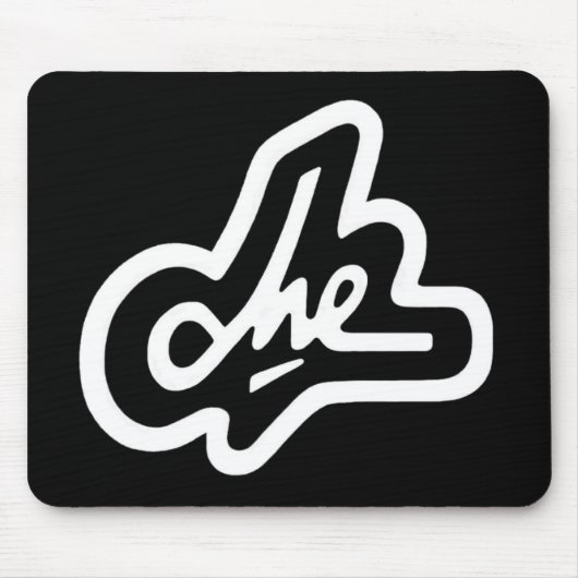 Che Guevara-Unterzeichnung PC Mousepad (Vorne)