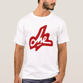 Che Guevara-Unterzeichnung - Rot auf Weiß T-Shirt