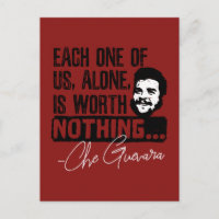 Che Guevara Zitat - Jeder allein verdient nichts