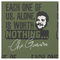 Che Guevara Zitat - Jeder allein verdient nichts