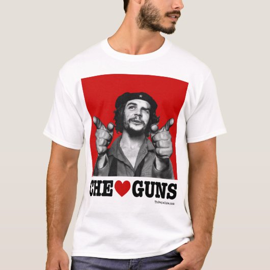 Che Herz-Gewehre T-Shirt (Vorderseite)