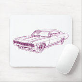 Che Impala 1967 Mousepad (Mit Mouse)
