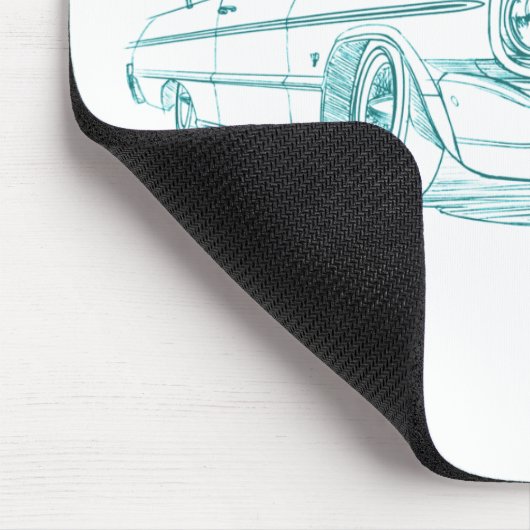Che Impala Lowrider 1964 Mousepad (Ecke)
