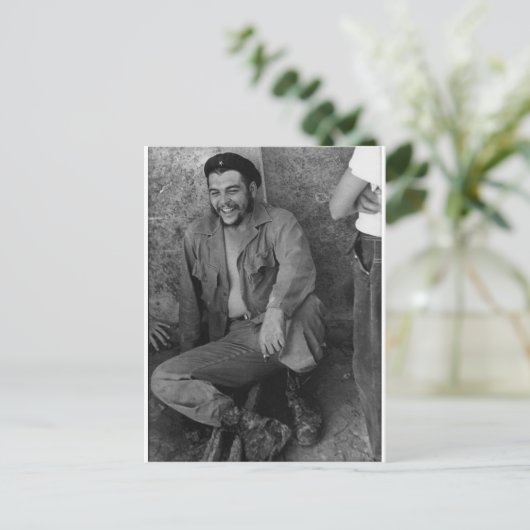 Che Lachen Postkarte (Stehend Vorderseite)