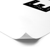 Che-miss-Try Funny Science Chemistry Pun Poster (Ecke)