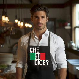 Che Si Dice? - "Was ist los?" Italienisches Sprich Schürze