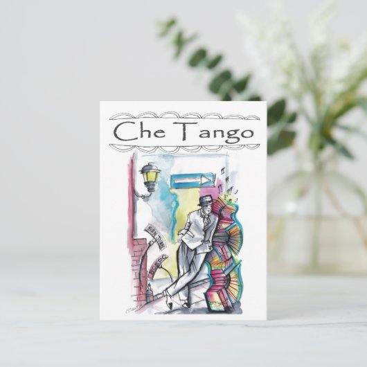 Che Tango Postkarte (Stehend Vorderseite)