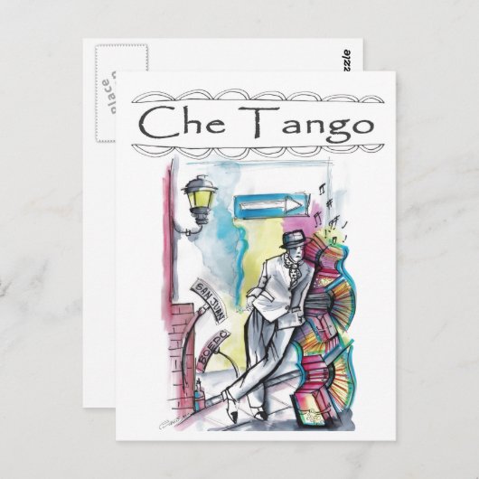 Che Tango Postkarte (Vorne/Hinten)