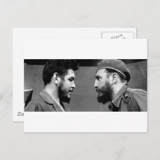 Che-y-Fidel Postkarte (Vorne/Hinten)