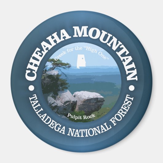 Cheaha Mountain Magnet (Vorne)