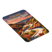 Cheaha Mountain Road Alabama Magnet (Rechte Seite)