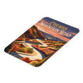 Cheaha Mountain Road Alabama Magnet (Linke Seite)