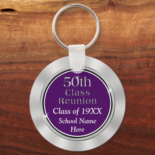 Cheap 50. Klasse Wiedersehen Geschenk, Text und Fa Schlüsselanhänger (Rückseite)
