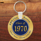 Cheap 50th Class Wiedersehen Gifts, Class of 1970 Schlüsselanhänger (Rückseite)