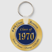 Cheap 50th Class Wiedersehen Gifts, Class of 1970 Schlüsselanhänger (Rückseite)