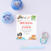 Cheap Ahoy Matey Treasure Hunt Pirate Geburtstag Flyer (Einzeln)