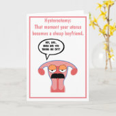 Cheap Boyfriend Hysterectomy Card Karte (Gelbe Blume)