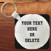 Cheap Bulk Volleyball gibt IHREN TEXT oder LÖSCHEN Schlüsselanhänger (Vorderseite)