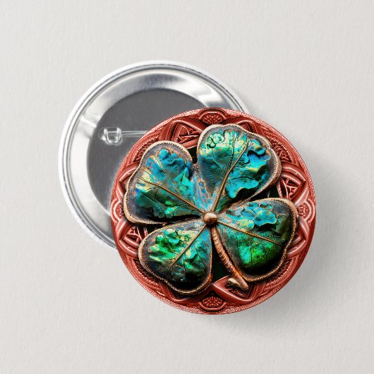 Cheap&Chic Leprechaun Schatzkammer 1 Button (Vorne & Hinten)