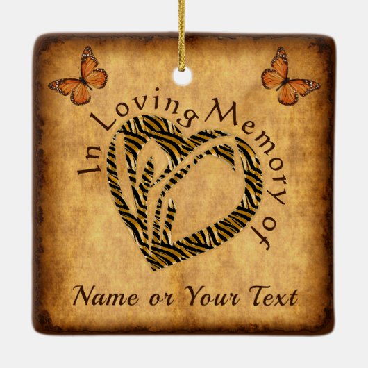 Cheap Christmas Ornament for Loss of Loved One (Rückseite)