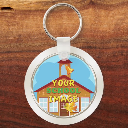 Cheap Class Reunion Gifts YOUR PHOTO, TEXT Schlüsselanhänger (Rückseite)