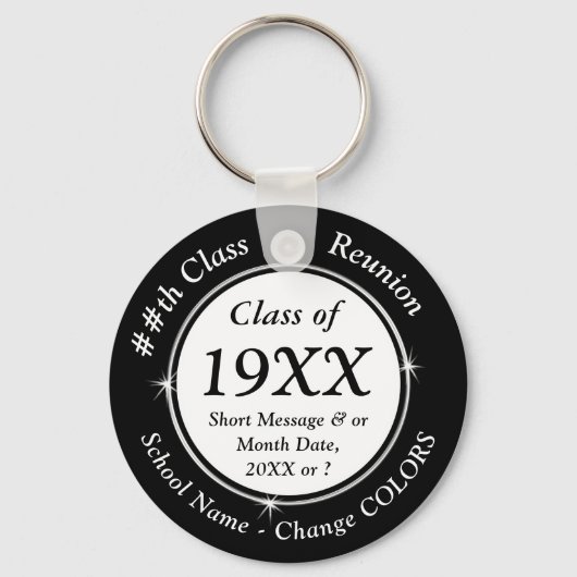 Cheap Class Wiedersehen Geschenkideen, schwarz und Schlüsselanhänger (Rückseite)