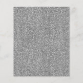 Cheap Dusty Blue Silver Gown Quinceanera Einladung Flyer (Hinten)