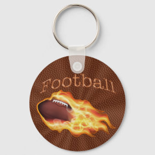 CHEAP Flaming Football Schlüsselanhänger für COACH