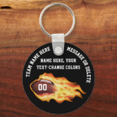 Cheap Football Gifts for TEAM with NUMBER, NAME Schlüsselanhänger (Vorderseite)