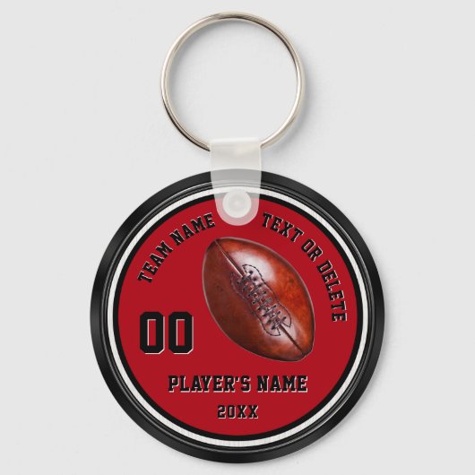 Cheap Football Team Gifts, Personalized Keychains Schlüsselanhänger (Vorderseite)