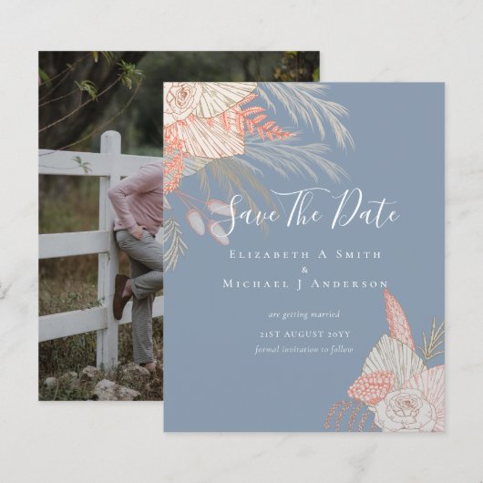 CHEAP Foto Rett Dates PAMPAS GRASS Terracotta (Vorne/Hinten)