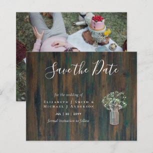 CHEAP Foto Rett Dates Rustic Gypsophila Mason Jar