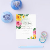 CHEAP Foto Rette Dates TROPICAL BLUME Beach Flyer (Einzeln)