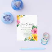 CHEAP Foto Rette Dates TROPICAL BLUME Beach Flyer (Einzeln)