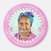 Cheap Funeral Souvenirs, Personalized and Photo Magnet (Vorne)