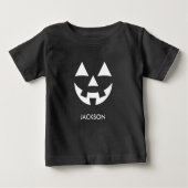 CHEAP KÜRBISLATERNE PUMPKIN-GESICHT INDIVIDUELLE N BABY T-SHIRT (Vorderseite)