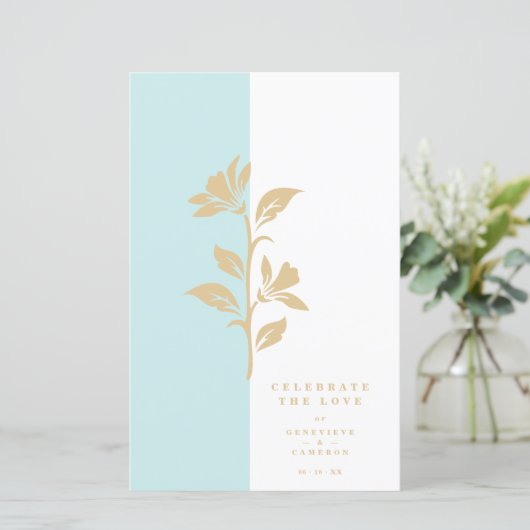 Cheap Modern Bicolor Gold Effect Fancy Flower (Stehend Vorderseite)