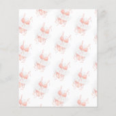 CHEAP Peach Blush Spoke Ihre Fingerie Brautparty (Rückseite)