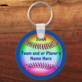 CHEAP Personalisiert Softball Team Geschenke Schlüsselanhänger (Vorderseite)