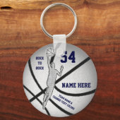 Cheap, Personalized Basketball Party Favors, BOYS Schlüsselanhänger (Vorderseite)