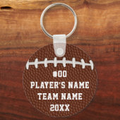 Cheap Personalized Football Gifts for Players BULK Schlüsselanhänger (Vorderseite)