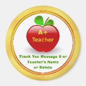 Cheap, Personalized Teacher Appreciation Gifts, Magnet (Vorne)