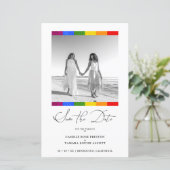Cheap Pride Rainbow Flag Lesbian Gay Wedding (Stehend Vorderseite)