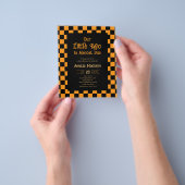 Cheap Retro Little Boo Halloween Baby Shower Flyer (Gruppe)