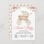 CHEAP Santa Baby Weihnachtsstrollendusche Mitteilungskarte (Vorne/Hinten)