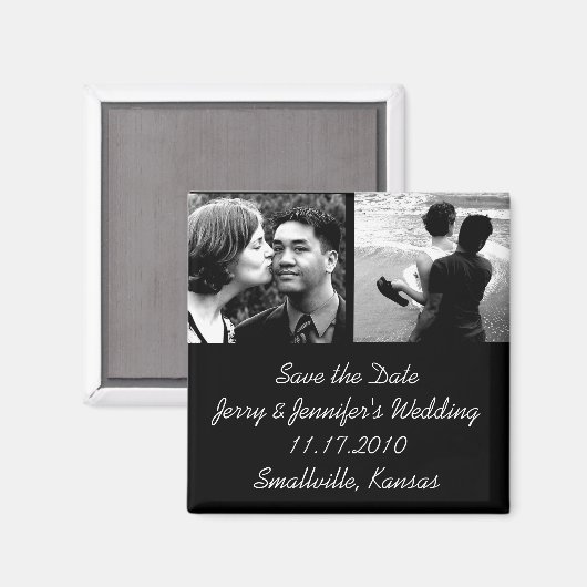 Cheap Speichern Sie die Datumsmagnete Magnet (Vorderseite/Rückseite)